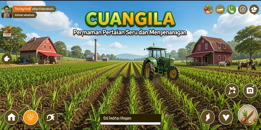 Tampilan gameplay yang menarik dan penuh warna di CUANGILA.