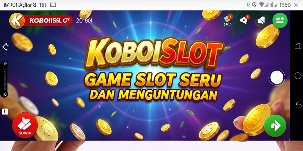 Screenshot menampilkan gameplay seru di KOBOISLOT dengan grafis menarik.