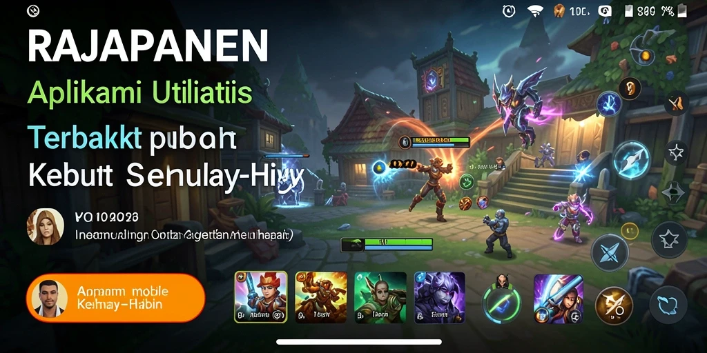 Screenshot utama RAJAPANEN yang menunjukkan fitur utilitas yang berguna.