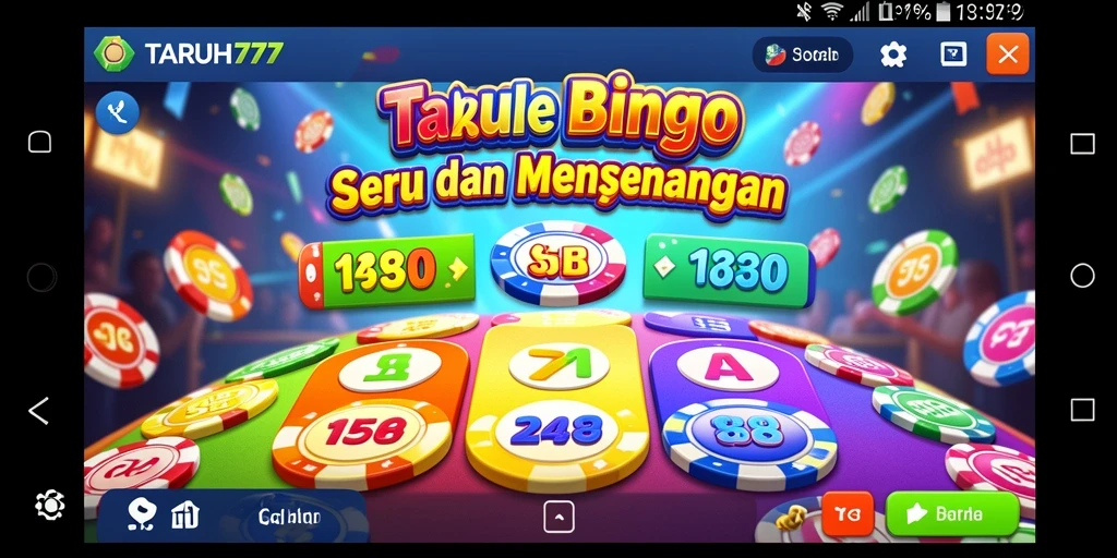 Tampilan gameplay Bingo yang seru di TARUH777.