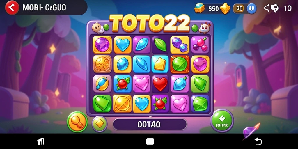 TOTO22: Gameplay seru dengan tantangan Match-3 yang menggugah semangat.